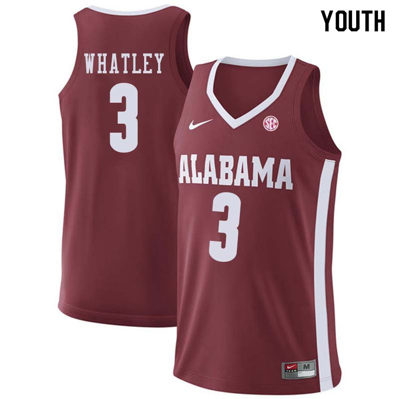 Youth #28 Donta Hall Alabama Crimson Tide College Basketball Jerseys Sale-Crimson